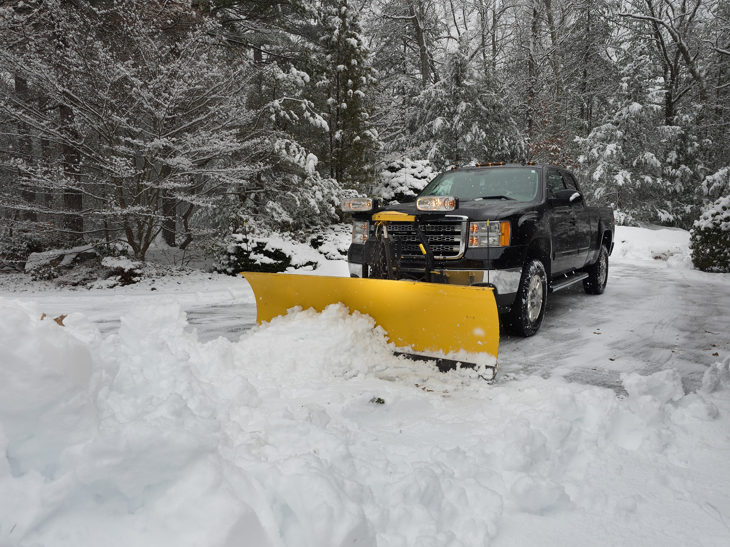 snow plowing service