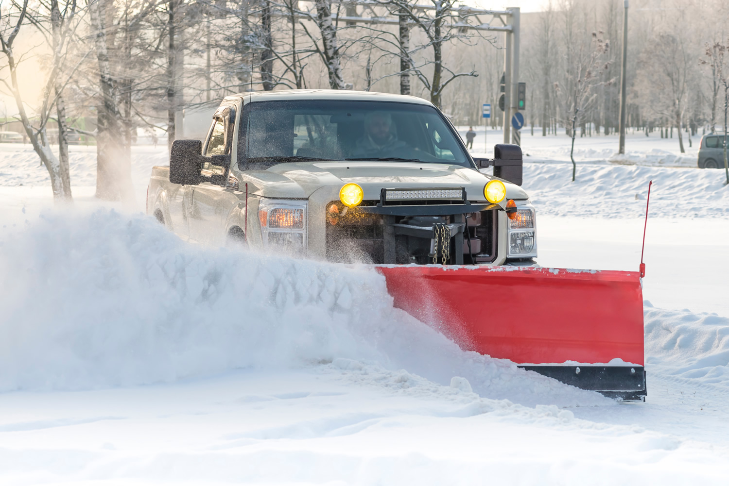 snow plowing service